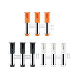 Maxbell 3 Line Fishing Rod Holder Pole Rest Fishing Pole Rack for Boats Garage Yacht Orange