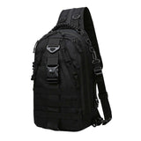 Maxbell Fishing Tackle Bag with Rod Holders Water Resistant Fishing Backpack Daysack S Black