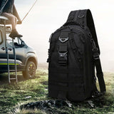 Maxbell Fishing Tackle Bag with Rod Holders Water Resistant Fishing Backpack Daysack S Black
