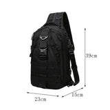 Maxbell Fishing Tackle Bag with Rod Holders Water Resistant Fishing Backpack Daysack S Black