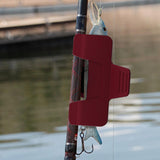 Maxbell Fishing Lures Wraps for Fishing Tools Installed Easily Fishing Rod Baits Clip red