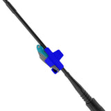 Maxbell Fishing Lures Wraps for Fishing Tools Installed Easily Fishing Rod Baits Clip blue