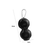 Maxbell Silicone Golf Ball Holder Golf Double Protective Cover Bag Golf Ball Carrier