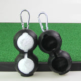 Maxbell Silicone Golf Ball Holder Golf Double Protective Cover Bag Golf Ball Carrier