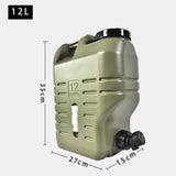 Maxbell Camping Water Storage Jug Portable for Backpacking Hiking Outside Activities 12L
