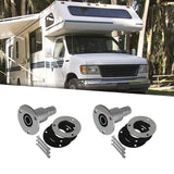 Maxbell 22/24mm Straight thru Hull Exhaust Skin Fitting Hardware for RV Truck Marine 22mm