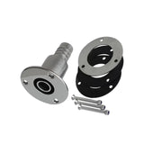 Maxbell 22/24mm Straight thru Hull Exhaust Skin Fitting Hardware for RV Truck Marine 22mm