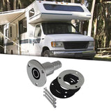 Maxbell 22/24mm Straight thru Hull Exhaust Skin Fitting Hardware for RV Truck Marine 22mm