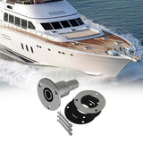 Maxbell 22/24mm Straight thru Hull Exhaust Skin Fitting Hardware for RV Truck Marine 22mm