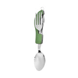 Maxbell Camping Utensil Camping Dinnerware Multi Tool for Backpacking Cooking Picnic green