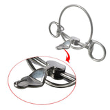 Maxbell Horse Bit for Horses Loose Rings Snaffle Equestrian Supplies Rings Snaffle Bits