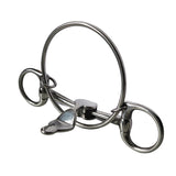 Maxbell Horse Bit for Horses Loose Rings Snaffle Equestrian Supplies Rings Snaffle Bits