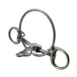 Maxbell Horse Bit for Horses Loose Rings Snaffle Equestrian Supplies Rings Snaffle Bits