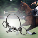 Maxbell Horse Bit for Horses Loose Rings Snaffle Equestrian Supplies Rings Snaffle Bits