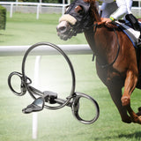 Maxbell Horse Bit for Horses Loose Rings Snaffle Equestrian Supplies Rings Snaffle Bits