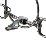 Maxbell Horse Bit for Horses Loose Rings Snaffle Equestrian Supplies Rings Snaffle Bits