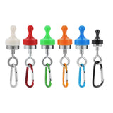 Maxbell Magnetic Hooks Heavy Duty Camping Strong Magnetic Tent Light Hook for Garden White