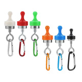 Maxbell Magnetic Hooks Heavy Duty Camping Strong Magnetic Tent Light Hook for Garden White
