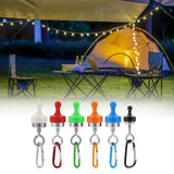 Maxbell Magnetic Hooks Heavy Duty Camping Strong Magnetic Tent Light Hook for Garden White