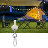 Maxbell Magnetic Hooks Heavy Duty Camping Strong Magnetic Tent Light Hook for Garden White
