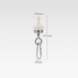 Maxbell Magnetic Hooks Heavy Duty Camping Strong Magnetic Tent Light Hook for Garden White