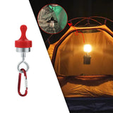 Maxbell Magnetic Hooks Heavy Duty Camping Strong Magnetic Tent Light Hook for Garden Red