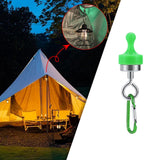 Maxbell Magnetic Hooks Heavy Duty Camping Strong Magnetic Tent Light Hook for Garden Green