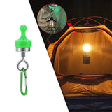 Maxbell Magnetic Hooks Heavy Duty Camping Strong Magnetic Tent Light Hook for Garden Green
