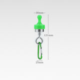 Maxbell Magnetic Hooks Heavy Duty Camping Strong Magnetic Tent Light Hook for Garden Green
