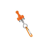 Maxbell Magnetic Hooks Heavy Duty Camping Strong Magnetic Tent Light Hook for Garden Orange