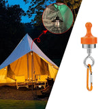 Maxbell Magnetic Hooks Heavy Duty Camping Strong Magnetic Tent Light Hook for Garden Orange