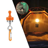 Maxbell Magnetic Hooks Heavy Duty Camping Strong Magnetic Tent Light Hook for Garden Orange