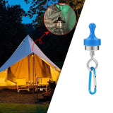 Maxbell Magnetic Hooks Heavy Duty Camping Strong Magnetic Tent Light Hook for Garden Blue