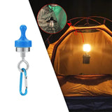 Maxbell Magnetic Hooks Heavy Duty Camping Strong Magnetic Tent Light Hook for Garden Blue