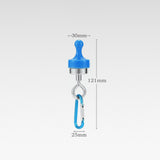 Maxbell Magnetic Hooks Heavy Duty Camping Strong Magnetic Tent Light Hook for Garden Blue