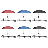 Maxbell Beach Chair Umbrella with Universal Clamp Stroller Umbrella Clip on Umbrella Red Single Layer