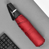 Maxbell Beach Chair Umbrella with Universal Clamp Stroller Umbrella Clip on Umbrella Red Single Layer
