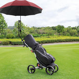 Maxbell Beach Chair Umbrella with Universal Clamp Stroller Umbrella Clip on Umbrella Red Single Layer