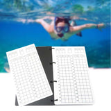 Maxbell Diving Notebook Underwater Writing Slate for Water Sports Swimming Equipment