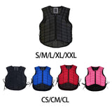 Maxbell Equestrian Protector Accessories Gear Protective Horse Riding Vest Child S Black