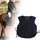 Maxbell Equestrian Protector Accessories Gear Protective Horse Riding Vest Child M Black