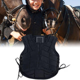 Maxbell Equestrian Protector Accessories Gear Protective Horse Riding Vest Child L Black