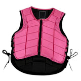 Maxbell Equestrian Protector Accessories Gear Protective Horse Riding Vest Child L Pink