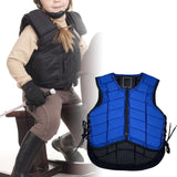 Maxbell Equestrian Protector Accessories Gear Protective Horse Riding Vest Child M Blue