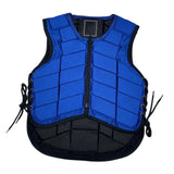 Maxbell Equestrian Protector Accessories Gear Protective Horse Riding Vest Child L Blue