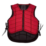 Maxbell Equestrian Protector Accessories Gear Protective Horse Riding Vest Child L Red