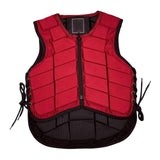Maxbell Equestrian Protector Accessories Gear Protective Horse Riding Vest Child L Red