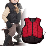 Maxbell Equestrian Protector Accessories Gear Protective Horse Riding Vest Child L Red