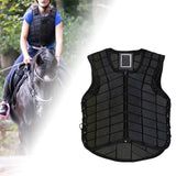 Maxbell Equestrian Protector Accessories Gear Protective Horse Riding Vest Adult XL Black