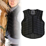 Maxbell Equestrian Protector Accessories Gear Protective Horse Riding Vest Adult XXL Black